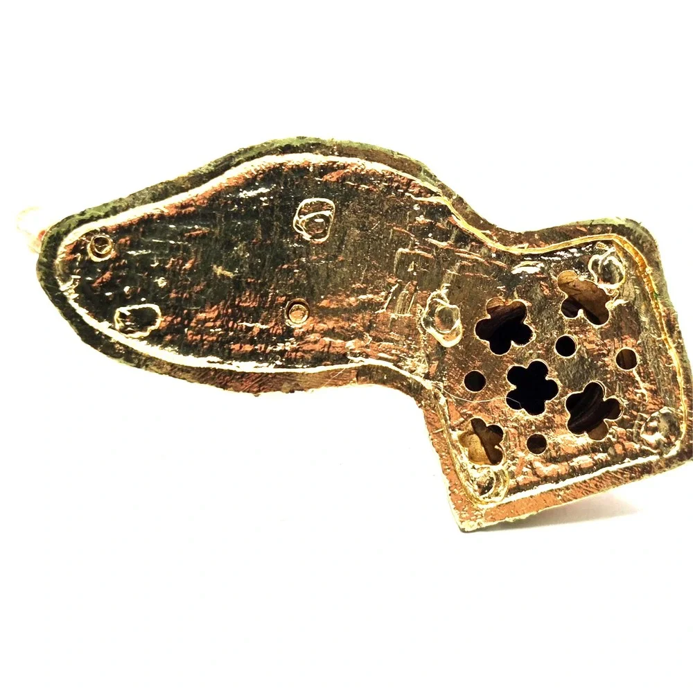 VINTAGE Jeweled Camel Trinket Box Multicolor Hinged with Rhinestones, IRAQ‎